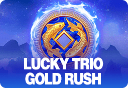 Lucky Trio Gold Rush game artwork